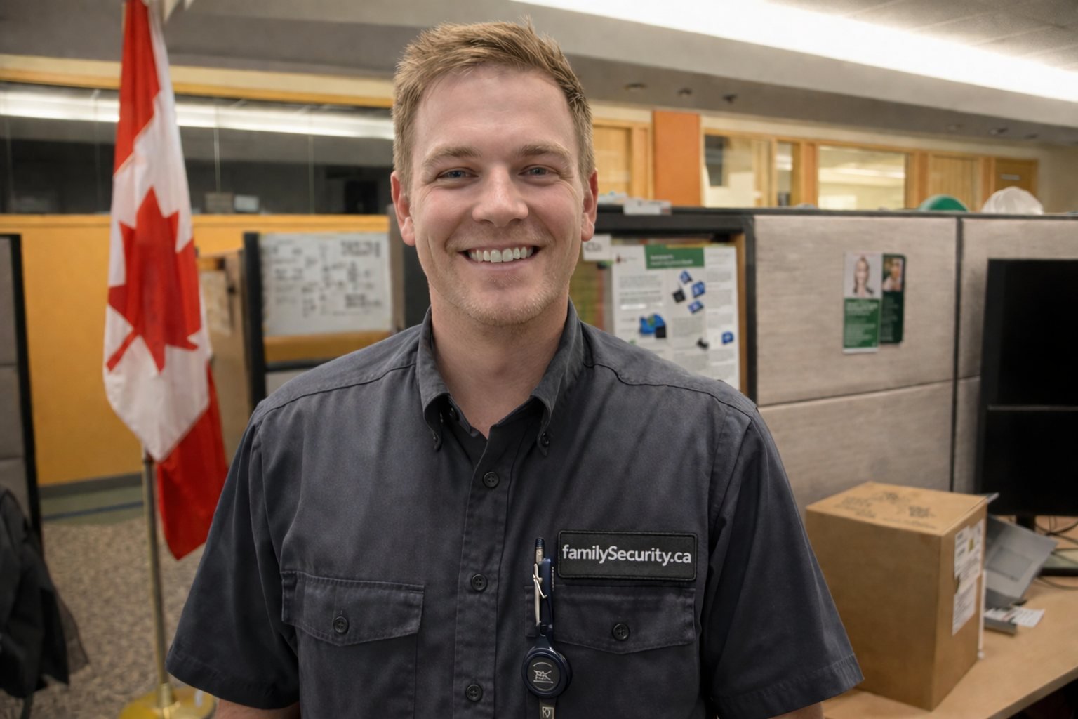 Family Security certified Kantech technician deploying access control Ottawa commercial facility