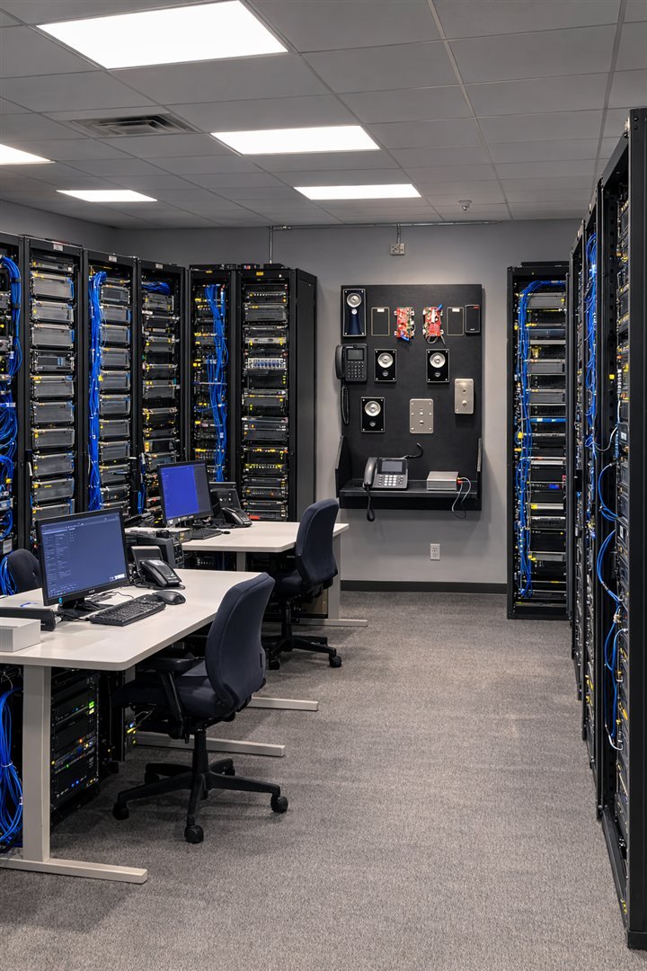 Kantech access control intercom and door controller panel installed at an Ottawa commercial facility