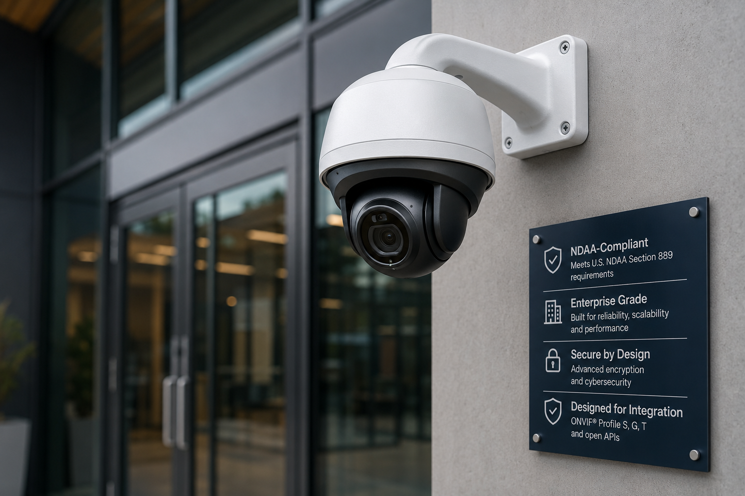 Government security systems Ottawa — NDAA Section 889 compliant infrastructure standard