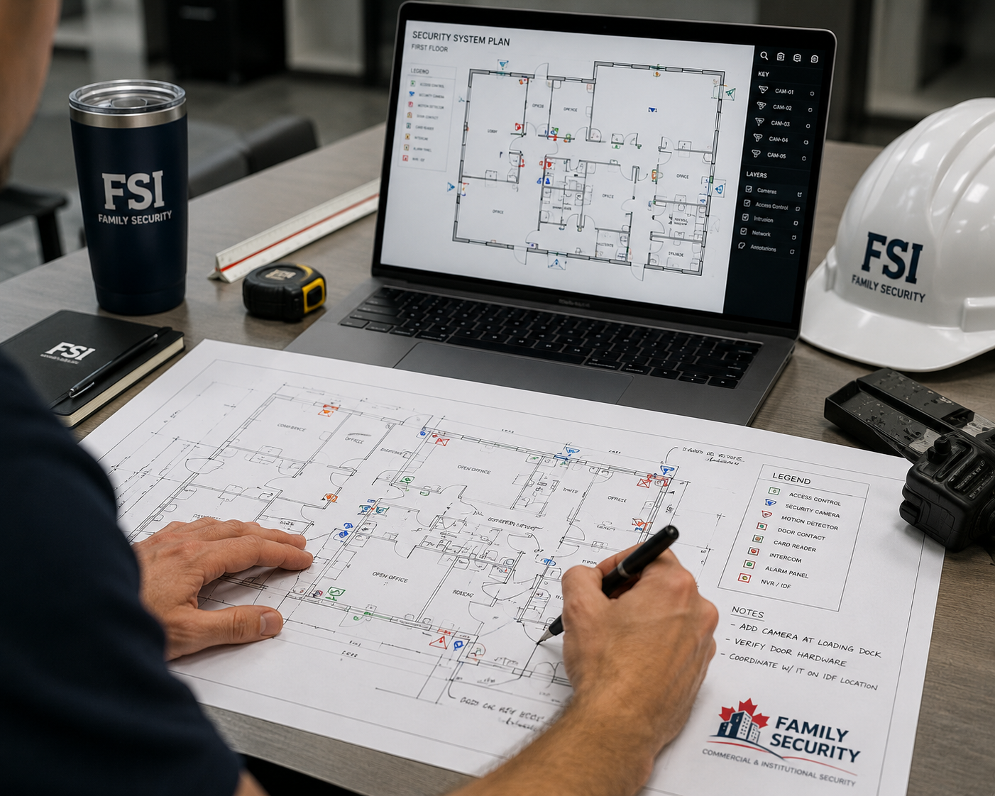 Security quote Ottawa — NDAA-compliant equipment and structured cabling for government and commercial security systems